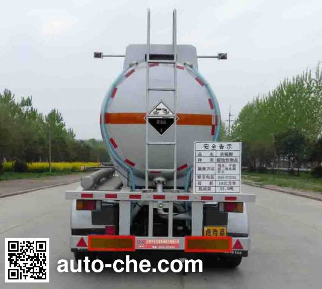 Kaile AKL9402GFW corrosive materials transport tank trailer