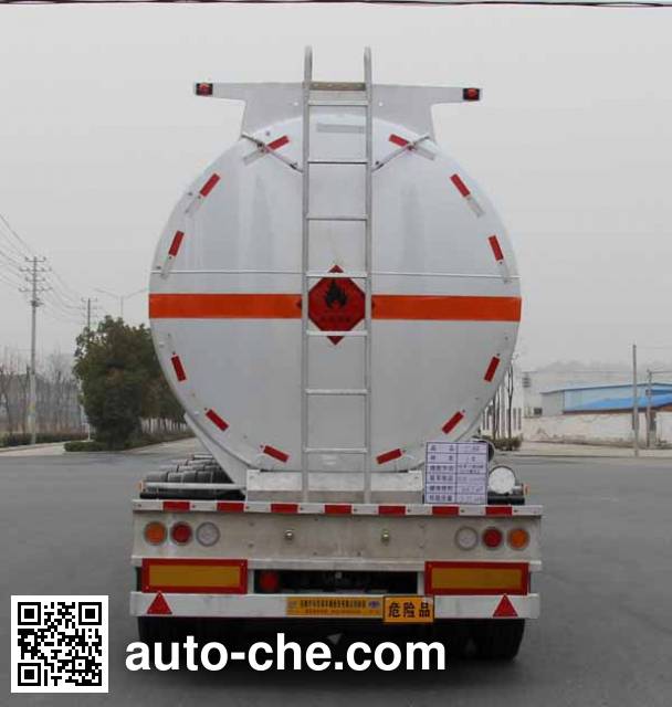 Kaile AKL9408GRYA flammable liquid aluminum tank trailer