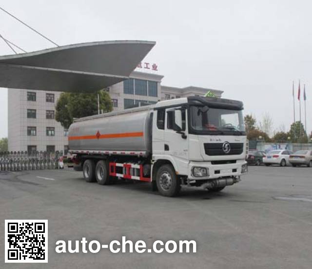 Jiulong ALA5250GRYSX5 flammable liquid tank truck