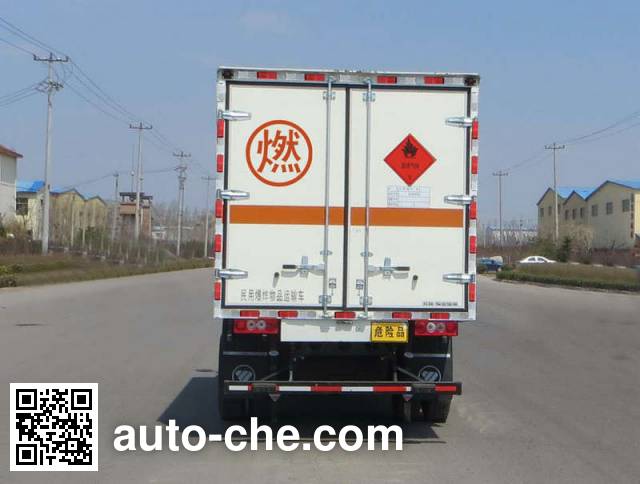 Foton BJ5099XRQ-FA flammable gas transport van truck