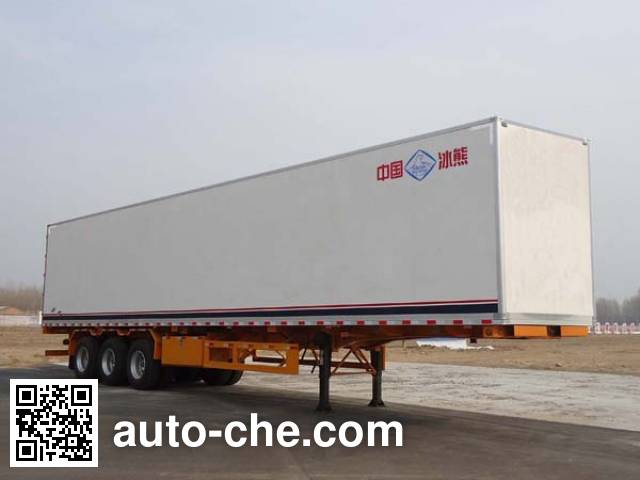 Bingxiong BXL9401XBW insulated van trailer