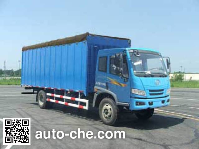 FAW Jiefang CA5163CPYP10K1L2E4 soft top box van truck