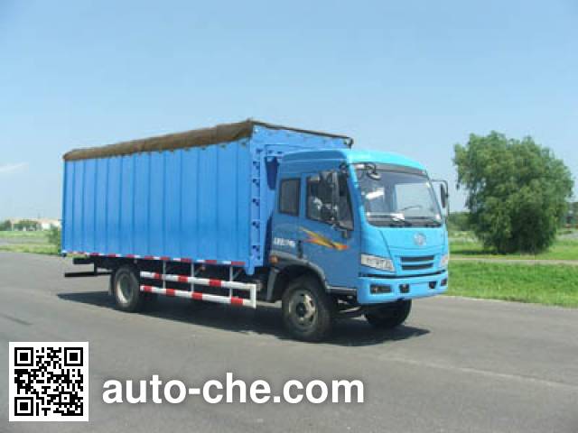 FAW Jiefang CA5163CPYP10K1L2E4 soft top box van truck