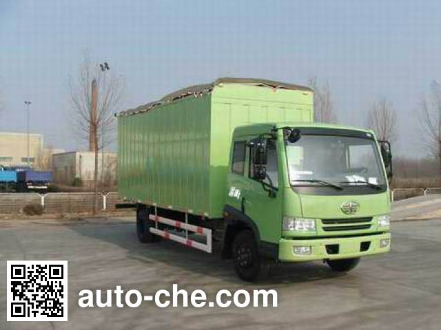 FAW Jiefang CA5163XXYP9K2L4BE soft top box van truck