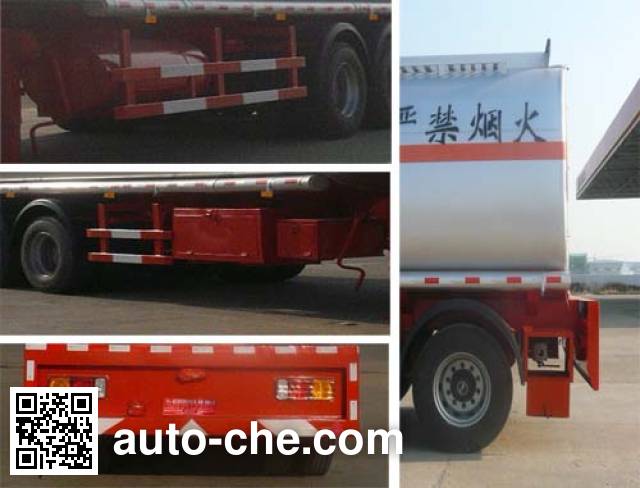 Chufei CLQ9405GHY chemical liquid tank trailer