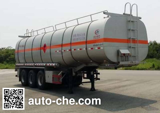 Chengliwei CLW9404GRYL flammable liquid aluminum tank trailer