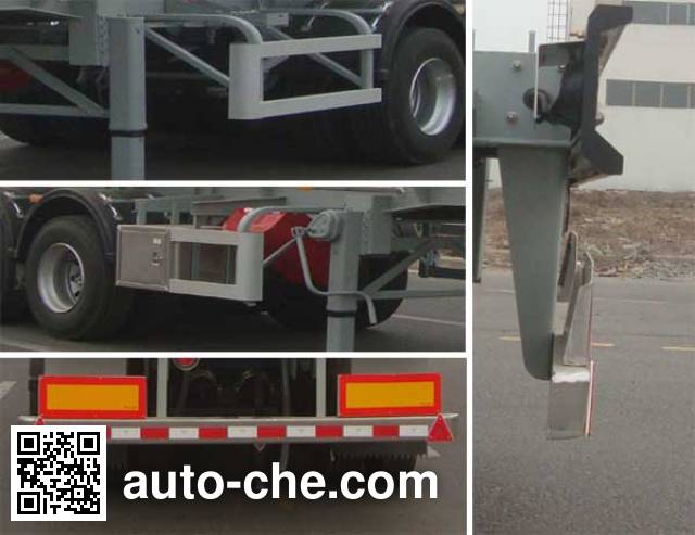 CIMC Lingyu CLY9400GFW corrosive materials transport tank trailer