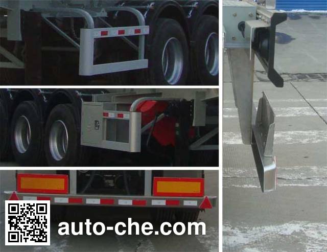 CIMC Lingyu CLY9400GFWA corrosive materials transport tank trailer