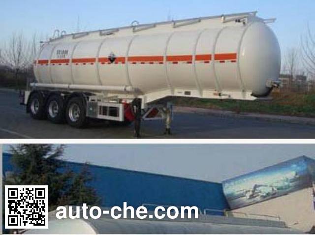CIMC Lingyu CLY9401GFWA corrosive materials transport tank trailer