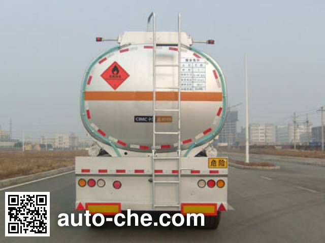 CIMC Lingyu CLY9401GRYE flammable liquid aluminum tank trailer