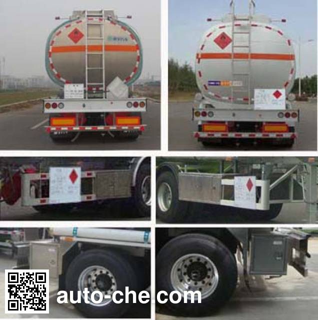 CIMC Lingyu CLY9405GYYA aluminium oil tank trailer