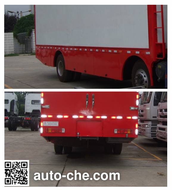 Putian Hongyan CPT5250XYK wing van truck