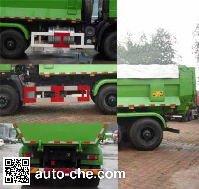 SAIC Hongyan CQ5255ZLJHMDG384S dump garbage truck