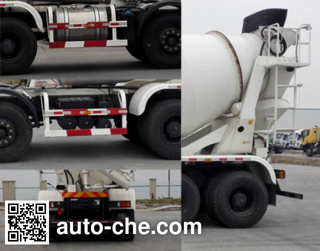 SAIC Hongyan CQ5316GJBHTVG306 concrete mixer truck