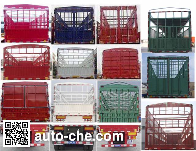 CIMC Liangshan Dongyue CSQ9400CCQ animal transport trailer