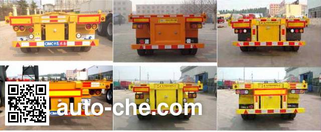 CIMC Liangshan Dongyue CSQ9402TJZG container transport trailer