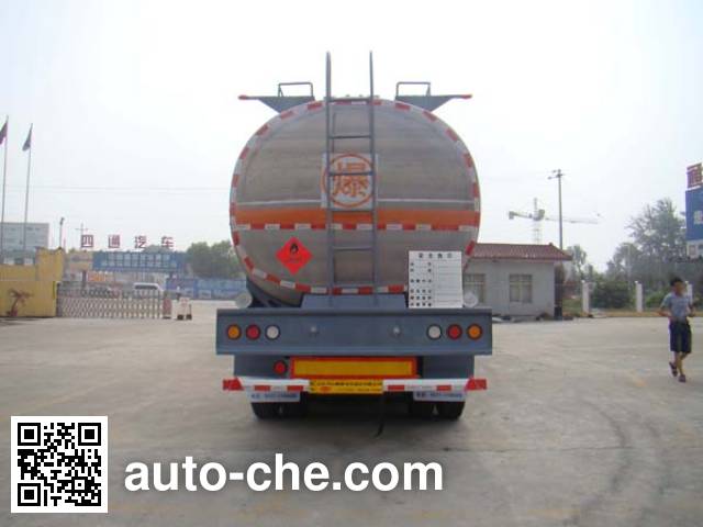 Tongya CTY9401GRY flammable liquid aluminum tank trailer
