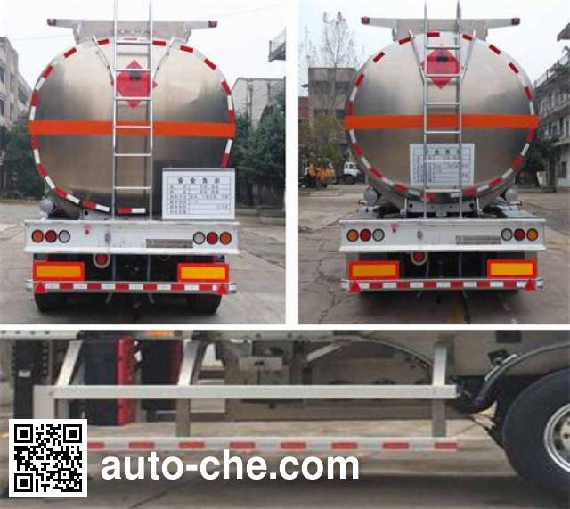 Dongfeng DFZ9352GYY aluminium oil tank trailer