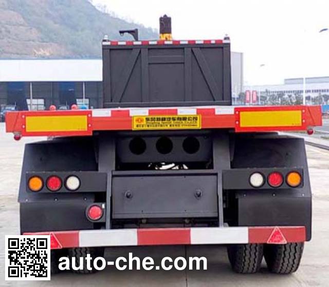 Dongfeng EQ9401ZZXPT flatbed dump trailer