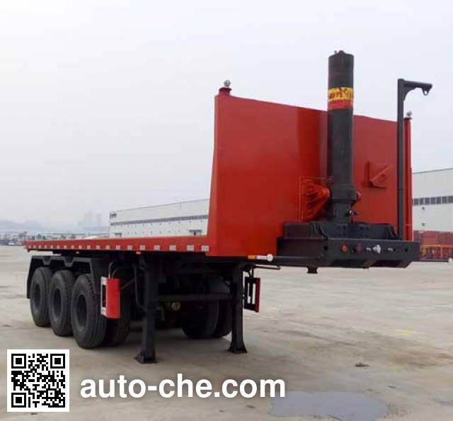 Dongfeng EQ9401ZZXPT flatbed dump trailer