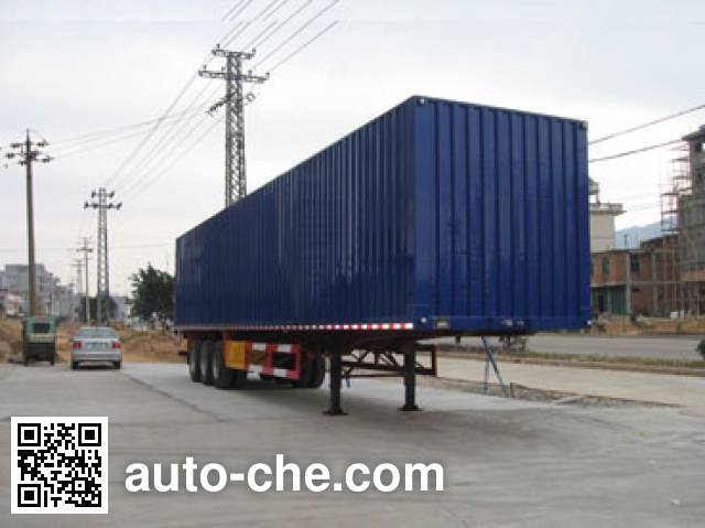 Changchun Yuchuang FCC9330XXY box body van trailer