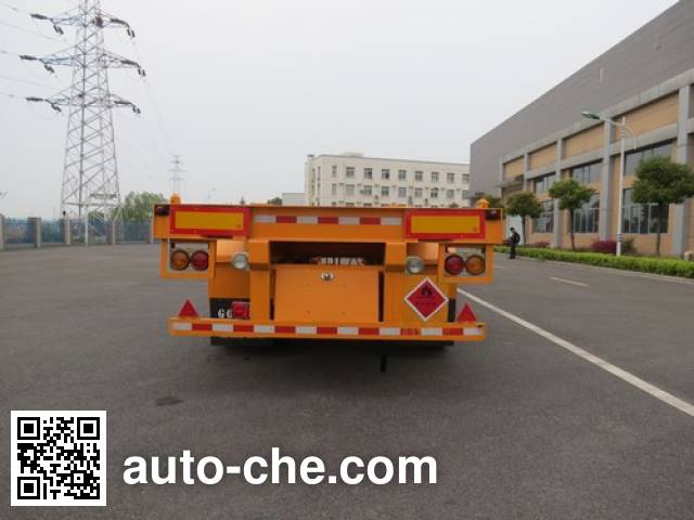 Chanzhu FHJ9400TWY dangerous goods tank container skeletal trailer