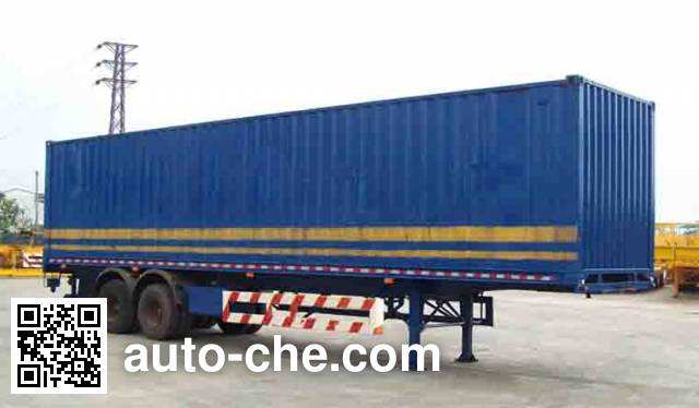 Guangzheng GJC9220XXY box body van trailer