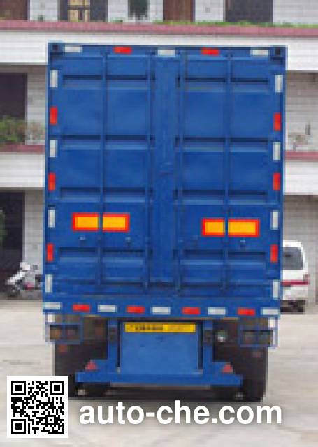 Guangzheng GJC9220XXY box body van trailer