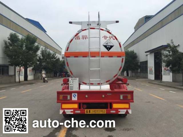 Changhua HCH9401GFWAS corrosive materials transport tank trailer