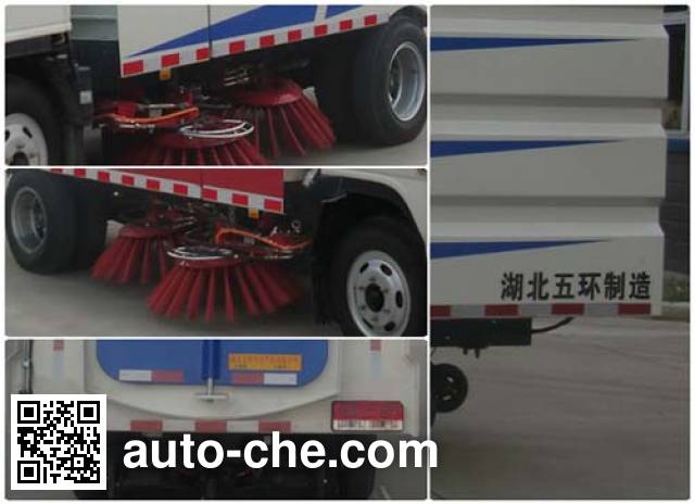 Huatong HCQ5073TSLHF street sweeper truck