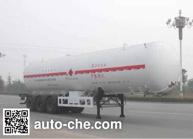 Baohuan HDS9400GRQ flammable gas tank trailer