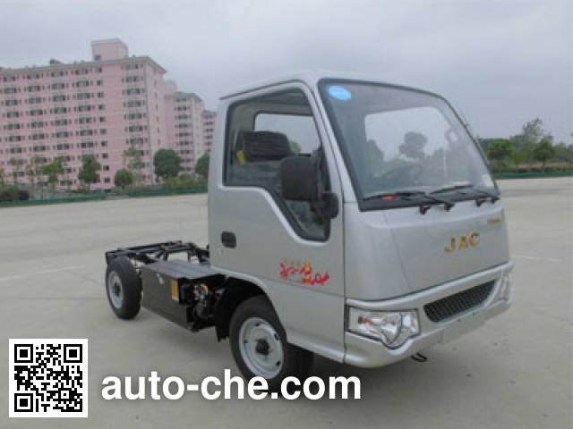 JAC HFC1020PW4EV2B1D electric truck chassis