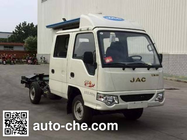 JAC HFC1030RW4T1B4DV dual-fuel truck chassis