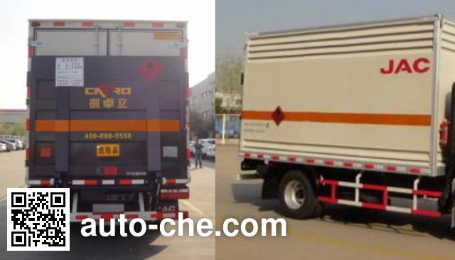 JAC HFC5045TQPXZ gas cylinder transport truck