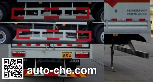 JAC HFC5140TQPXVZ gas cylinder transport truck