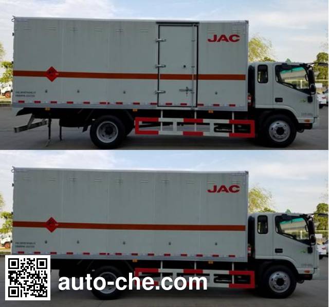 JAC HFC5140XQYVZ explosives transport truck