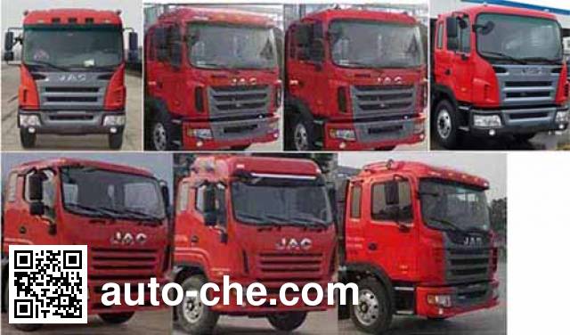 JAC HFC5161ZXXP3K1A45F detachable body garbage truck