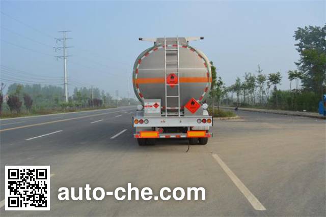 Foton Auman HFV9401GRYA flammable liquid aluminum tank trailer
