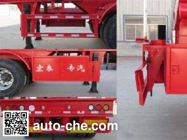 Zhengkang Hongtai HHT9401GFWA corrosive materials transport tank trailer