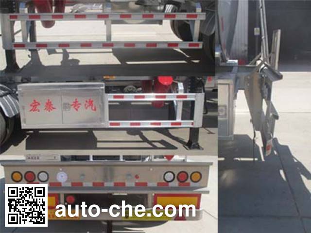 Zhengkang Hongtai HHT9404GRYB flammable liquid aluminum tank trailer