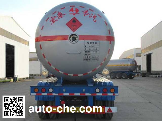 Zhengkang Hongtai HHT9405GYQ liquefied gas tank trailer