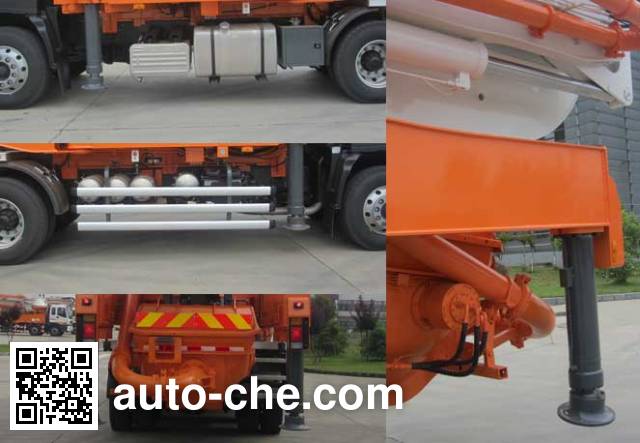 Shantui Chutian HJC5335THB concrete pump truck