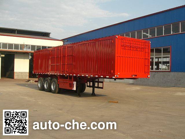 Jinjunwei HJF9370XXY box body van trailer