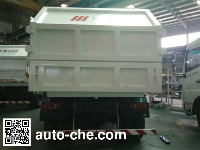 Jinggong Chutian HJG5162ZDJ docking garbage compactor truck