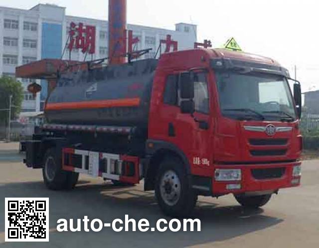 Zhongqi Liwei HLW5161GFWC corrosive substance transport tank truck