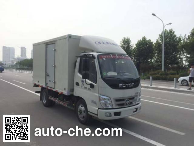 Hualu Yexing HYX5040XXY box van truck