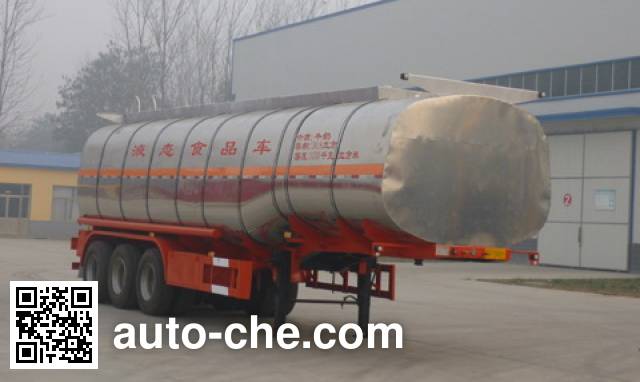Hualu Yexing HYX9401GYS liquid food transport tank trailer