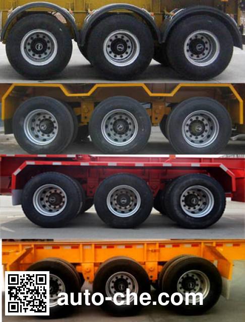 Hualu Yexing HYX9402TJZ container transport trailer