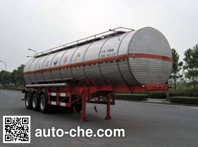 Hongzhou HZZ9402GFW corrosive materials transport tank trailer