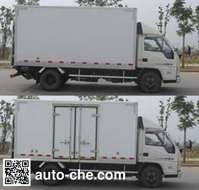 Jiangling Jiangte JMT5040XXYXGE2 box van truck